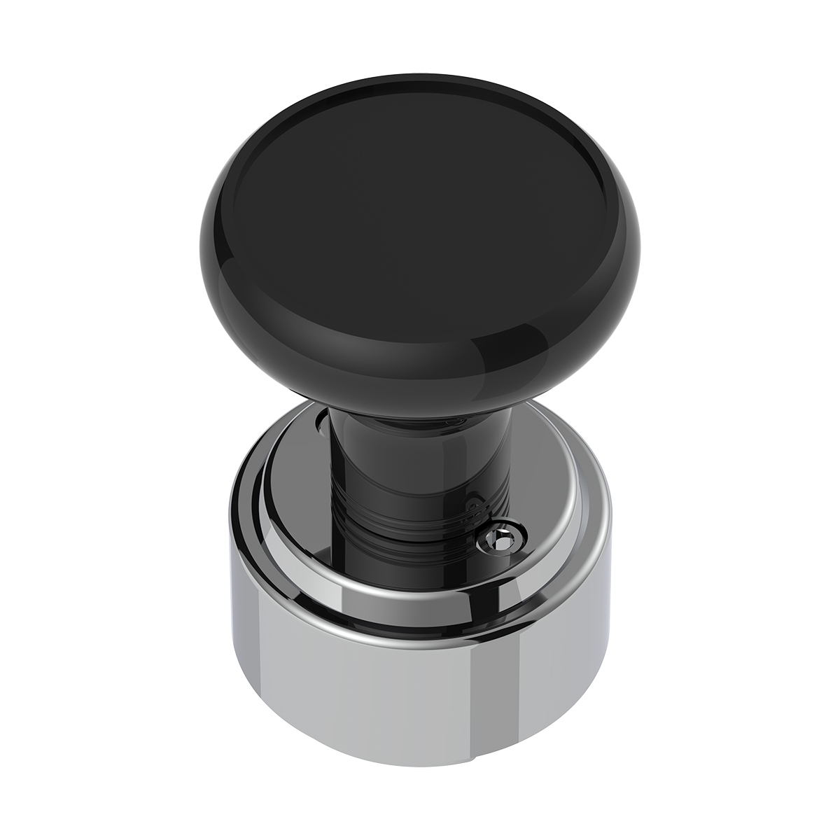 Thread-On Gearshift Knob & Adapter For Eaton Fuller Style 9/10 Shifter - Black