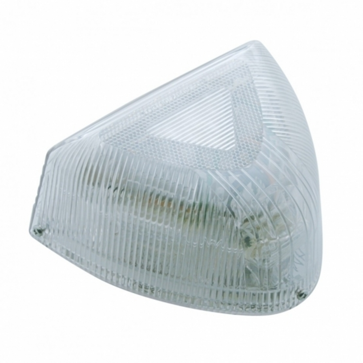 37 LED Turn Signal Light With Clear Base For 1987-2007 Peterbilt 379/378/357 - Amber LED/Clear Lens