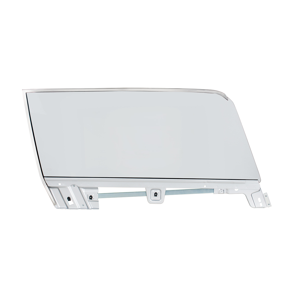Complete Clear Door Glass Assembly For 1967-68 Ford Mustang Coupe - R/H