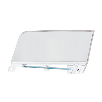 Complete Clear Door Glass Assembly For 1967-68 Ford Mustang Coupe - R/H