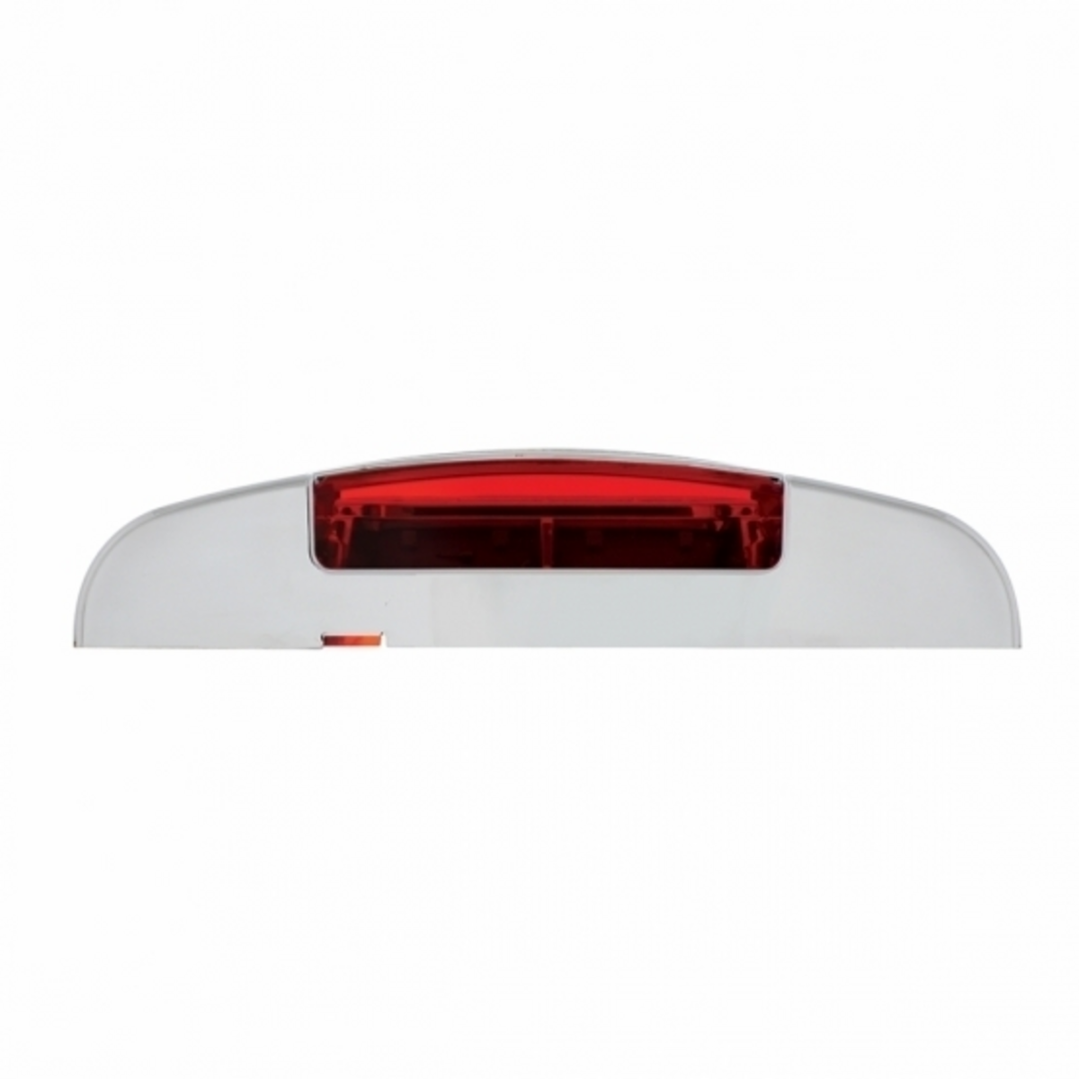 16 LED Reflector Light (Clearance/Marker) With Chrome Bezel - Red LED/Red Lens