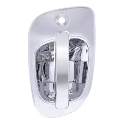 6 Blue LED Chrome Door Handle Cover for Freightliner - Driver