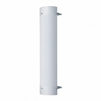 48" Tall 270 Degree Stainless Exhaust Muffler Shield For 9" Diameter Exhaust - Plain