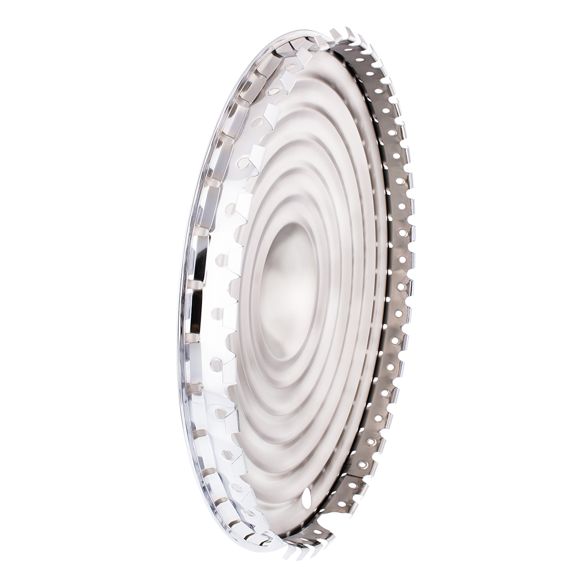 15" Chrome Starburst Hubcaps (4/Set)