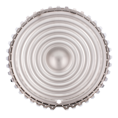 15" Chrome Starburst Hubcaps (4/Set)