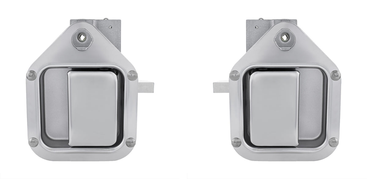 Exterior Sleeper Storage Door Handle For Kenworth W900/T800 (2004-2015), Short Striker - Driver and Passenger (2pcs)
