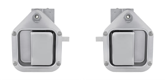 Exterior Sleeper Storage Door Handle For Kenworth W900/T800 (2004-2015), Short Striker - Driver and Passenger (2pcs)