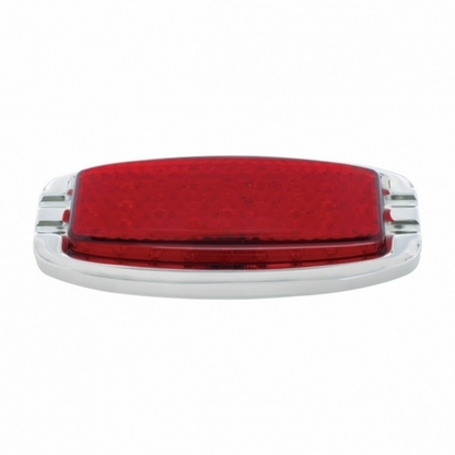 39 LED 1941-1948 Chevrolet Car Style Tail Light With Flush Mount Bezel, Red Lens