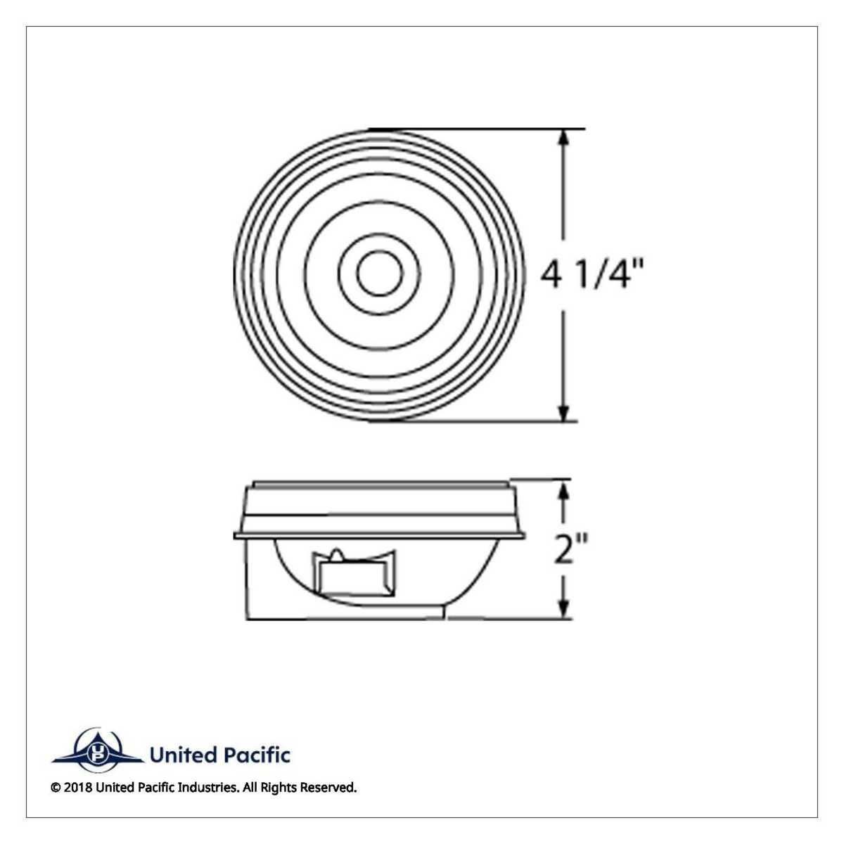 4" Back-Up Light - Clear Lens