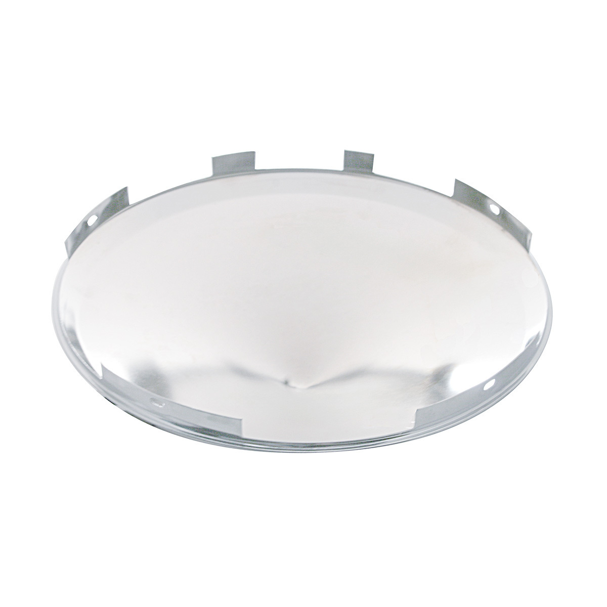 Universal Chrome Pointed Front Hubcap - 7/16" Lip