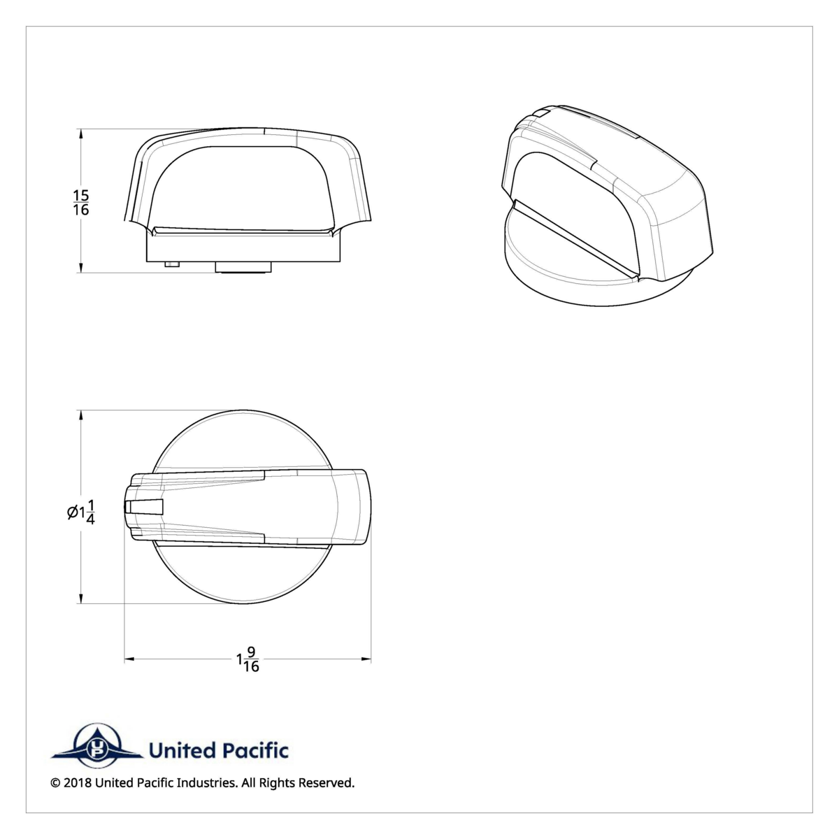 A/C Control Knob For 2006+ Peterbilt
