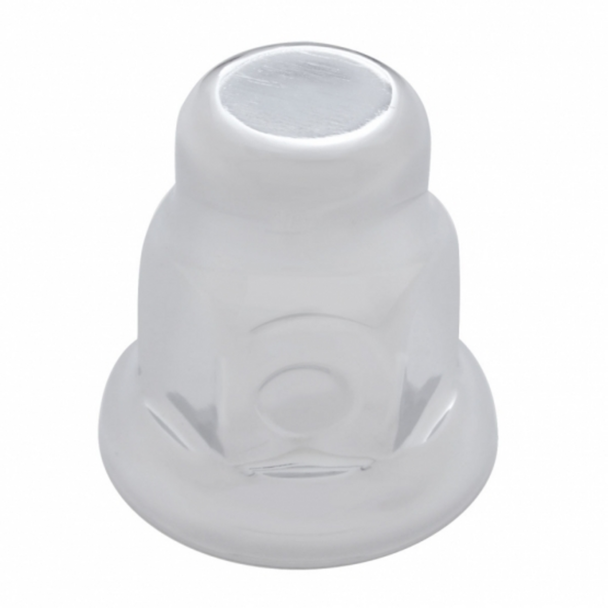 33mm X 2" Chrome Steel Tall Nut Cover With Flange
