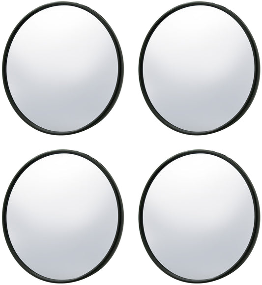 5" Black Smooth Mirror Head For 1947-1972 Chevrolet & GMC Truck (4pcs)