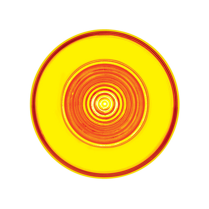 GloLight 9 LED 2.5" Round Clearance/Marker Light - Amber LED/Amber Lens