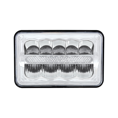 ULTRALIT - 9 High Power LED 4" X 6" Rectangular Light With White Position Light Bar