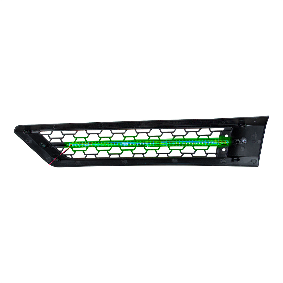 Hood Air Intake Grille With Green LED For 2018-2024 Freightliner Cascadia 126 - Passenger