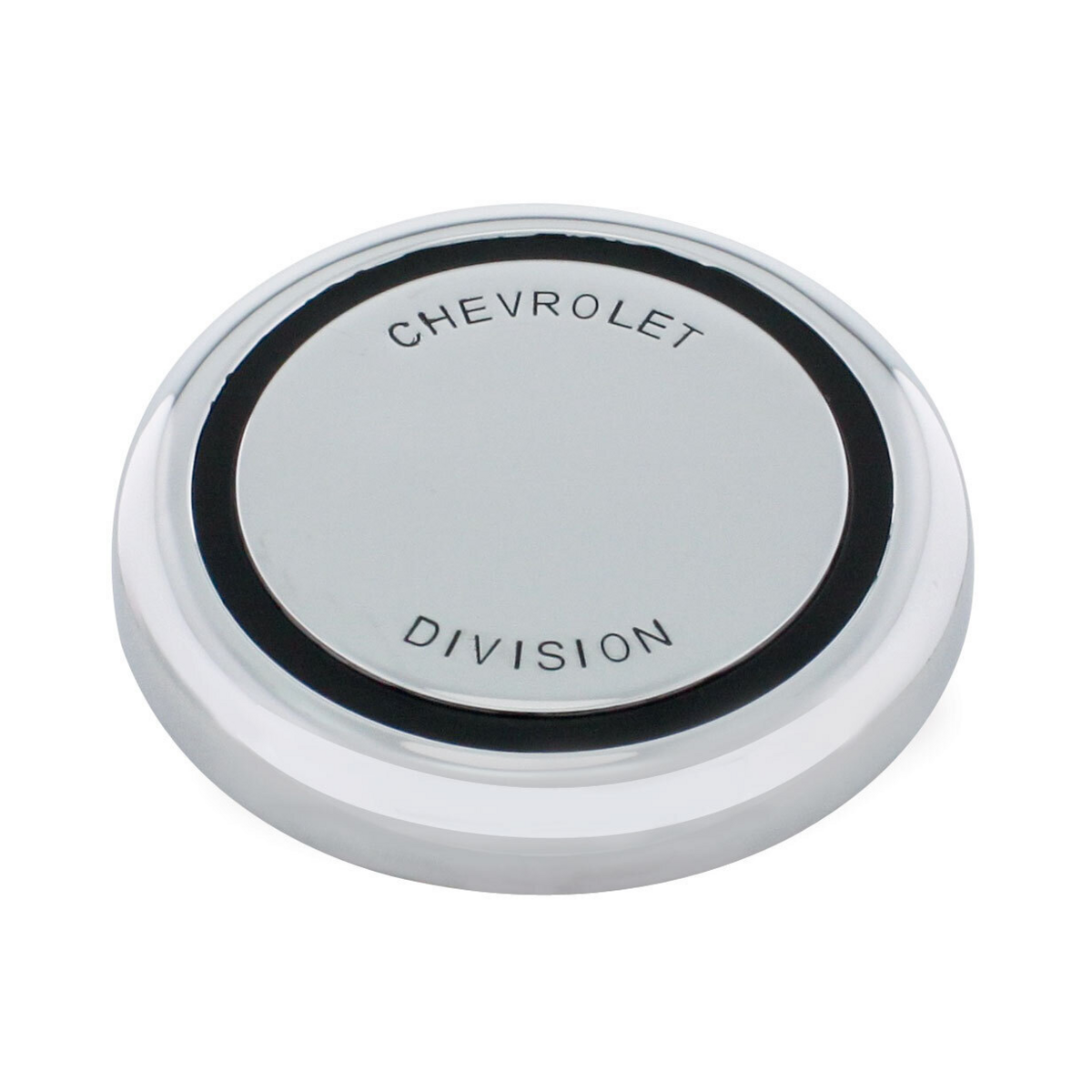 Chrome Horn Button Cap With Chevrolet Division Markings For 1967-68 Chevy Truck