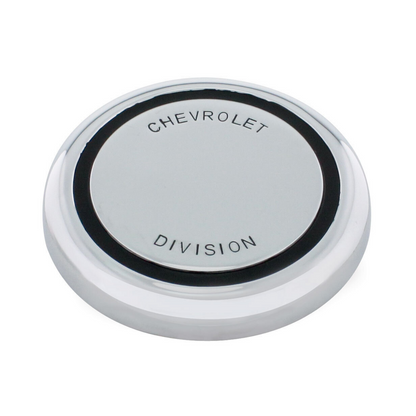 Chrome Horn Button Cap With Chevrolet Division Markings For 1967-68 Chevy Truck