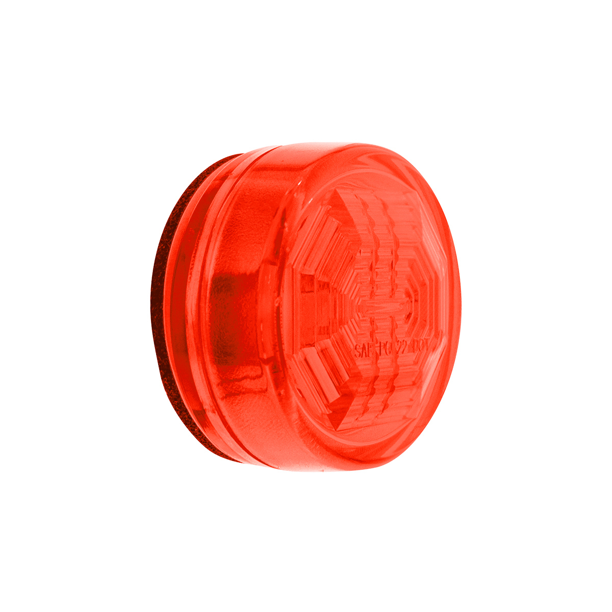 3 LED Oval Clearance/Marker Light-Red LED/Red Lens