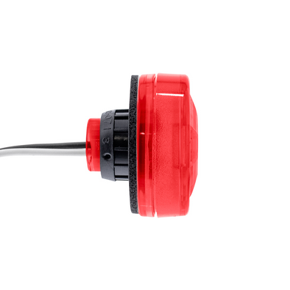 3 LED Oval Clearance/Marker Light-Red LED/Red Lens