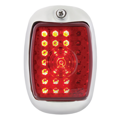 27 LED Sequential Tail Light Assembly With Black Housing For 1937-38 Chevy Car - R/H