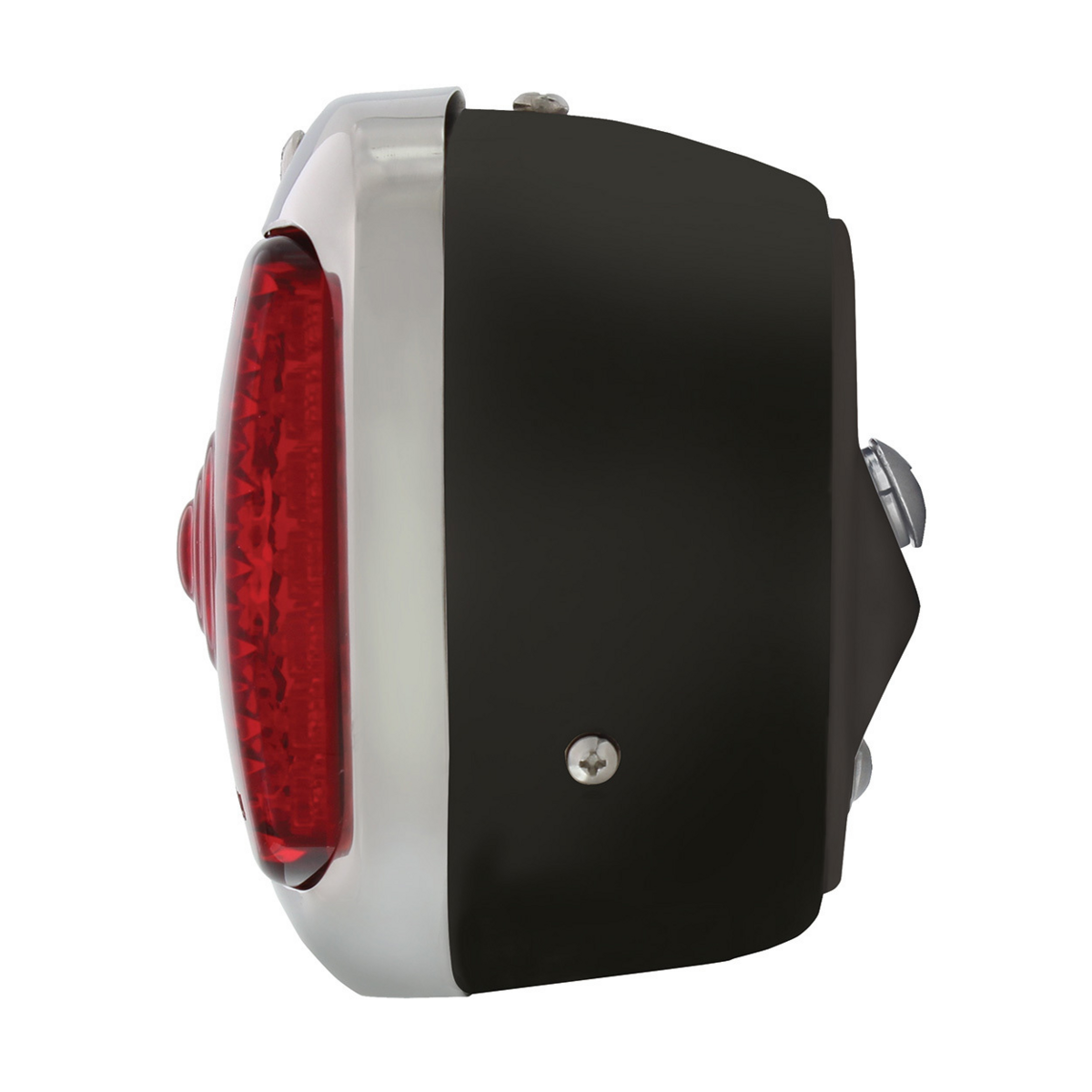 27 LED Sequential Tail Light Assembly With Black Housing For 1937-38 Chevy Car - R/H