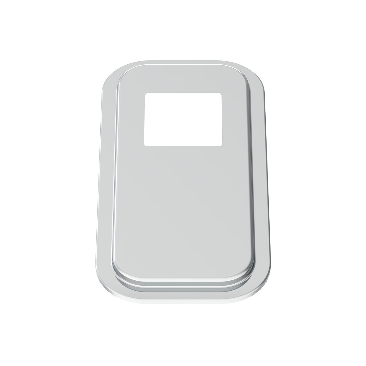 Peterbilt Stainless Steel Shift Plate Cover - 4-3/4" x 4-3/4" Opening