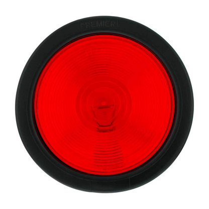 4" Round Light Kit (Stop, Turn & Tail) - Red Lens