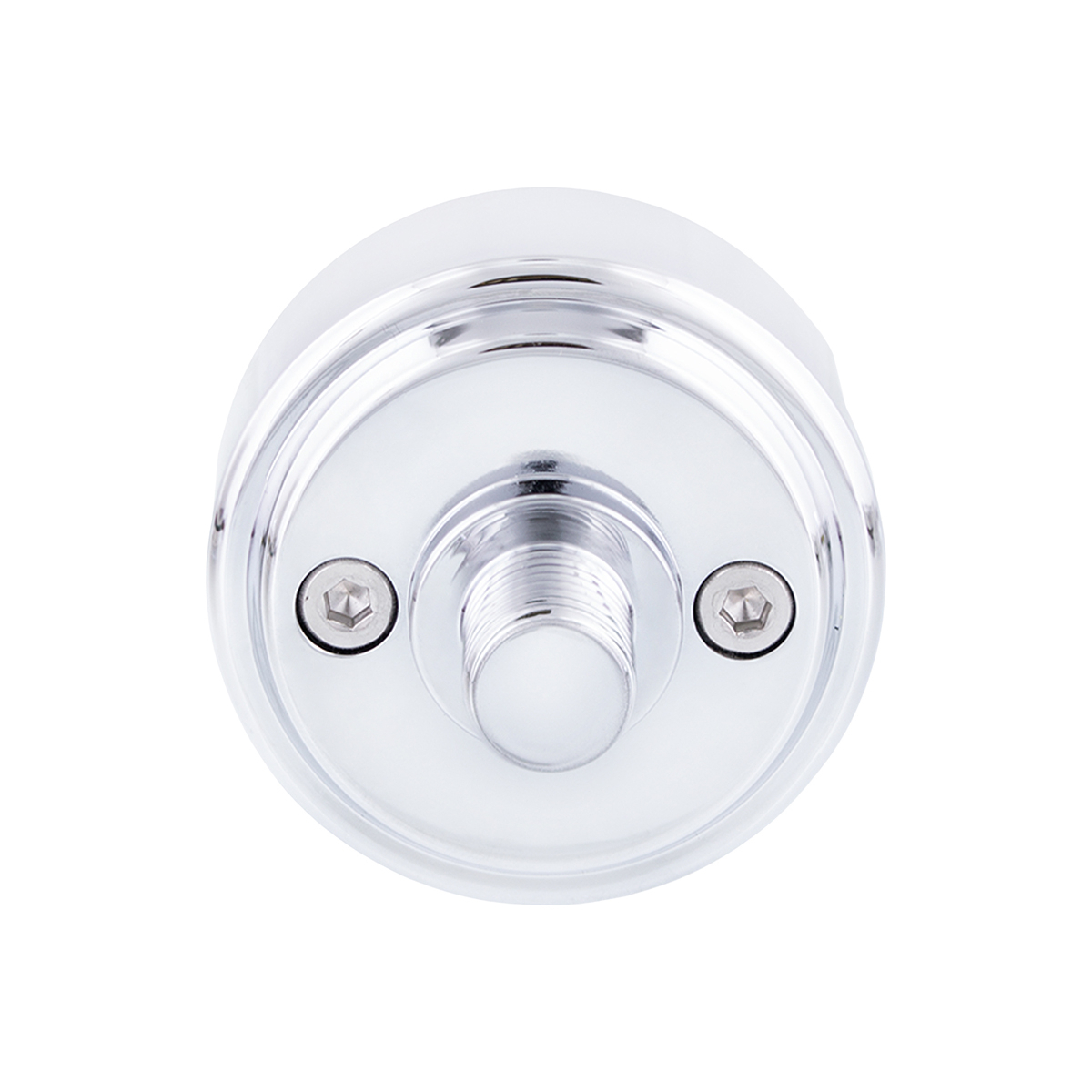1/2"-13 Thread-On Shift Knob Mounting Adapter For Eaton Fuller Style 13/15/18 Shifter - Chrome (Bulk)