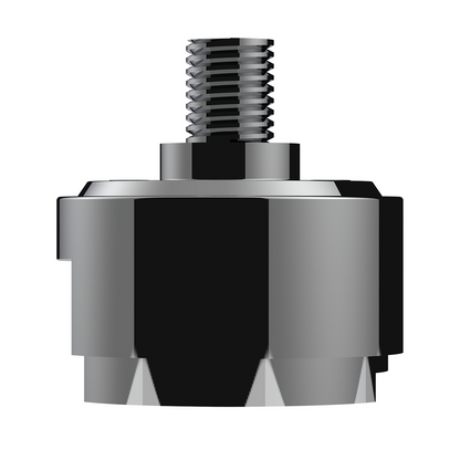 1/2"-13 Thread-On Shift Knob Mounting Adapter For Eaton Fuller Style 13/15/18 Shifter - Chrome (Bulk)