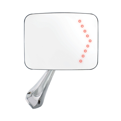 Exterior Sport Mirror With LED Turn Signal For 1970-1972 Chevy & GMC Truck - L/H