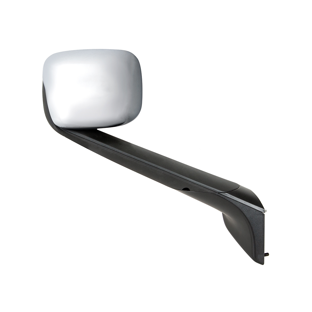 Chrome Hood Mirror With Heated Lens For 2018-2026 Freightliner Cascadia - Driver and Passenger (2pcs)