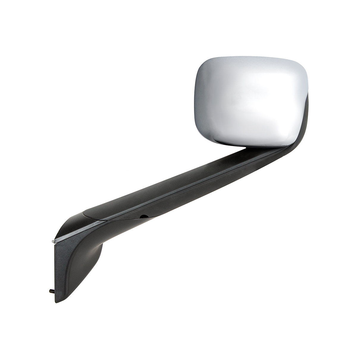 Chrome Hood Mirror With Heated Lens For 2018-2026 Freightliner Cascadia - Driver and Passenger (2pcs)