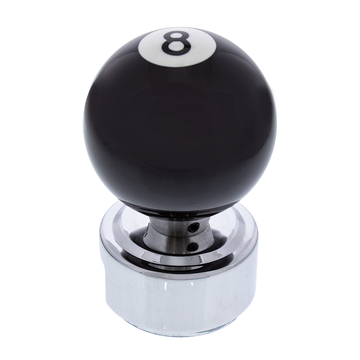 Number 8 Pool Ball Gearshift Knob For 13/15/18 Speed Eaton Style Shifters