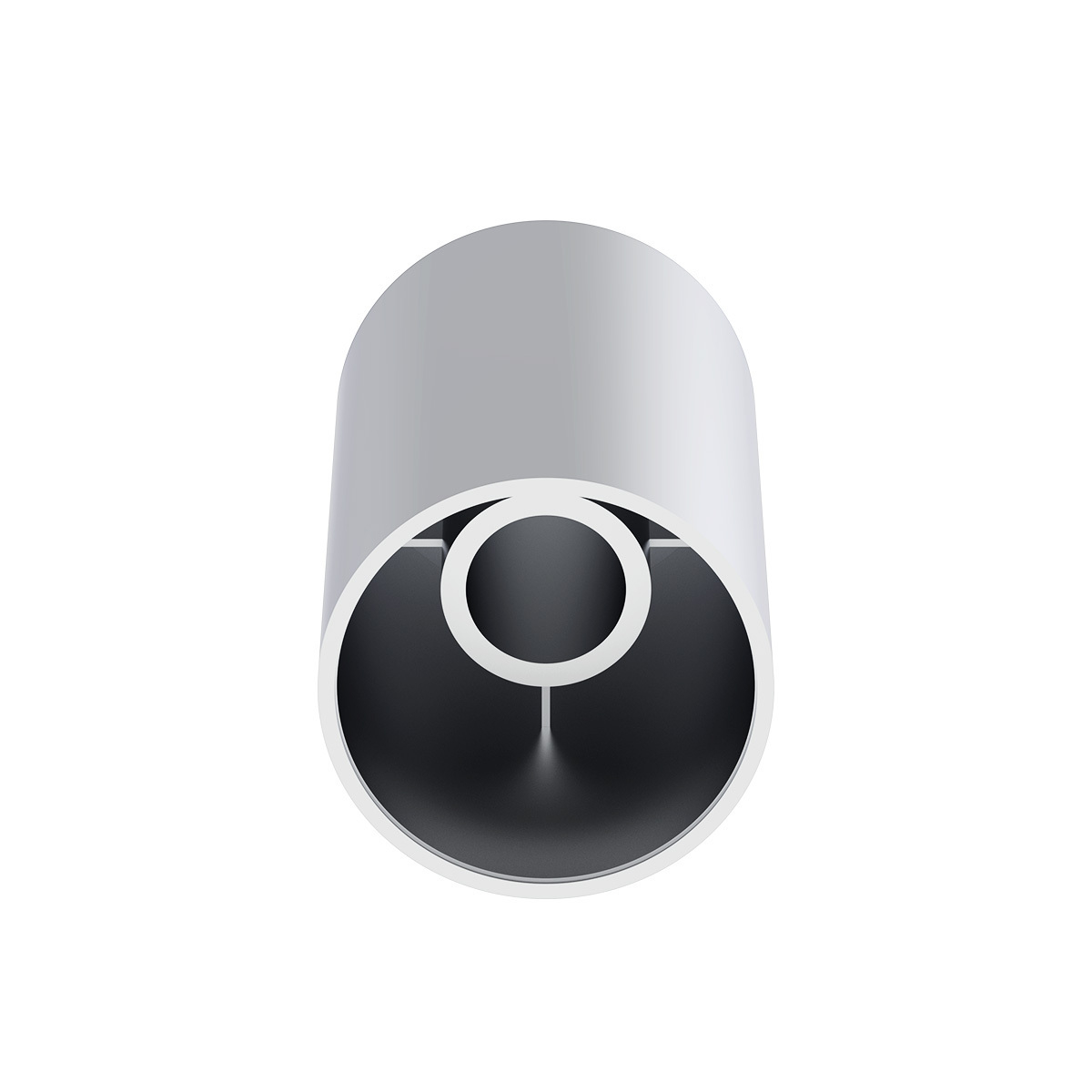 33mm x 3-1/2" Chrome Plastic Cylinder Nut Covers - Thread-On (Color Box of 10)