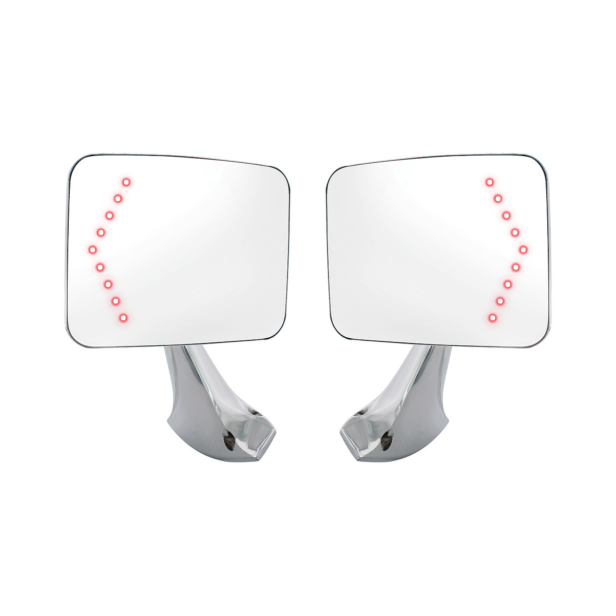Exterior Mirror Bundle With LED Turn Signal for 1970-1972 Chevy & GMC Truck (Pair)
