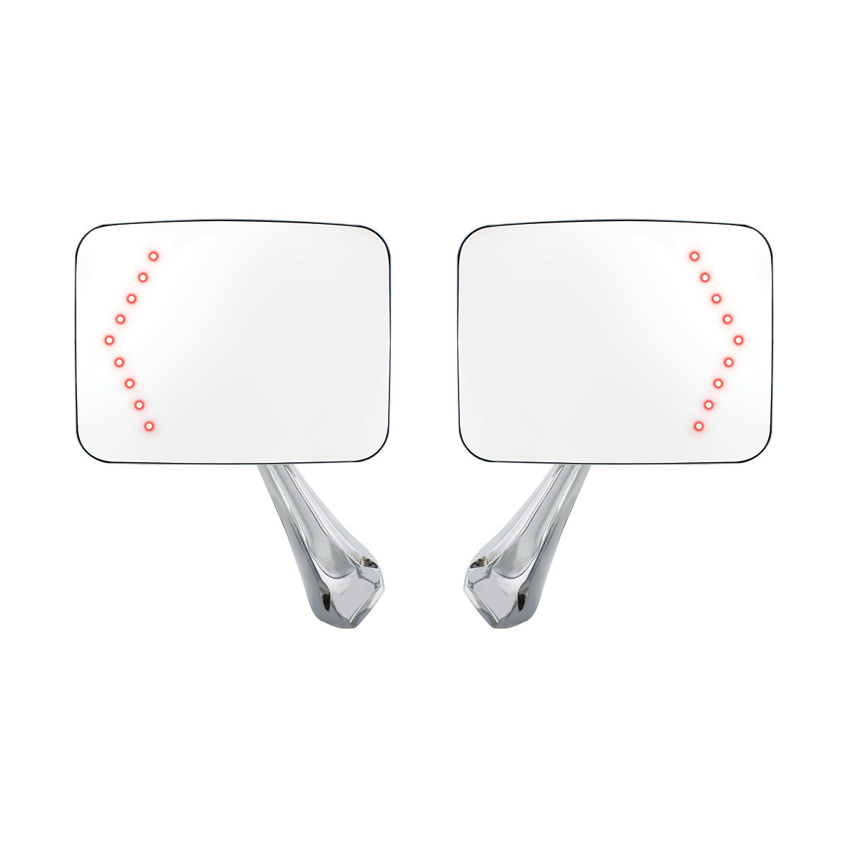 Exterior Mirror Bundle With LED Turn Signal for 1970-1972 Chevy & GMC Truck (Pair)