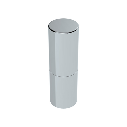33mm X 6-1/2" Chrome Plastic Tall Cylinder Nut Cover - Thread-On (Bulk)