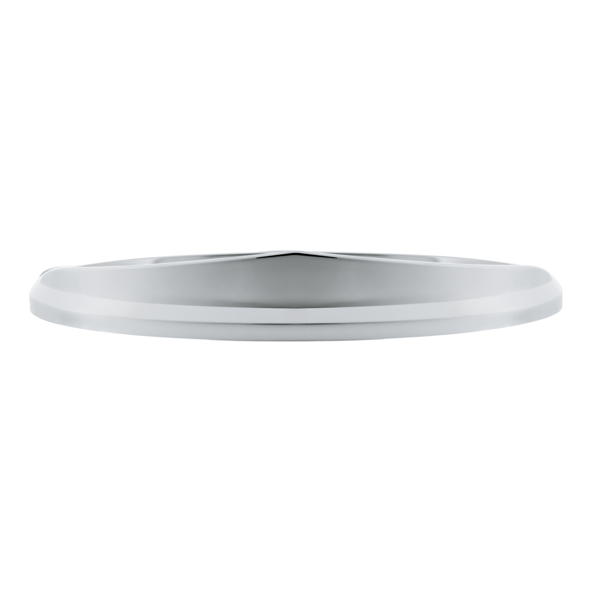 Chrome Bezel With Visor For 7-7/8" X 3-1/4" Peterbilt Emblem