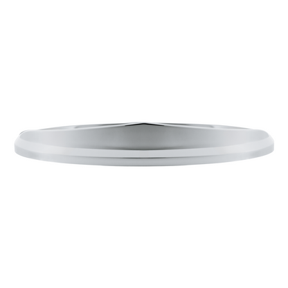 Chrome Bezel With Visor For 7-7/8" X 3-1/4" Peterbilt Emblem
