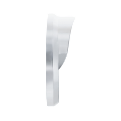 Chrome Bezel With Visor For 7-7/8" X 3-1/4" Peterbilt Emblem