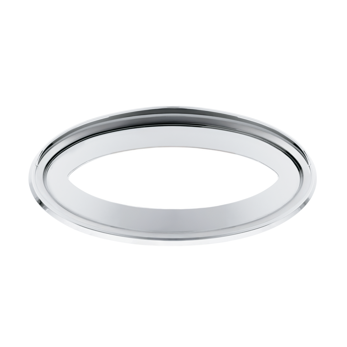 Chrome Bezel With Visor For 7-7/8" X 3-1/4" Peterbilt Emblem