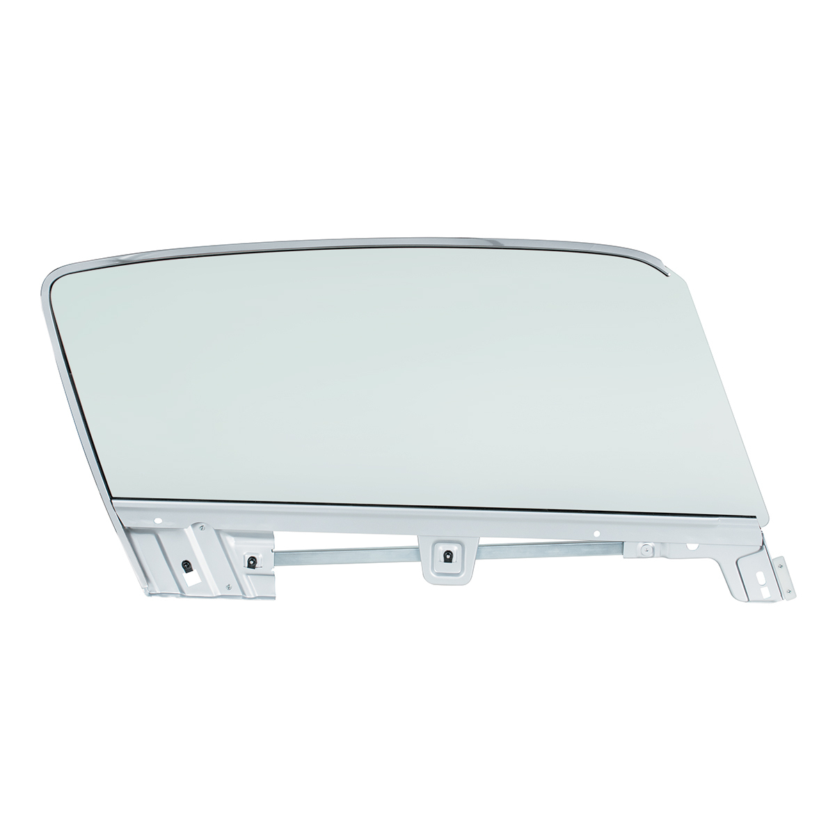 Complete Tint Door Glass Assembly For 1967-68 Ford Mustang Fastback - R/H