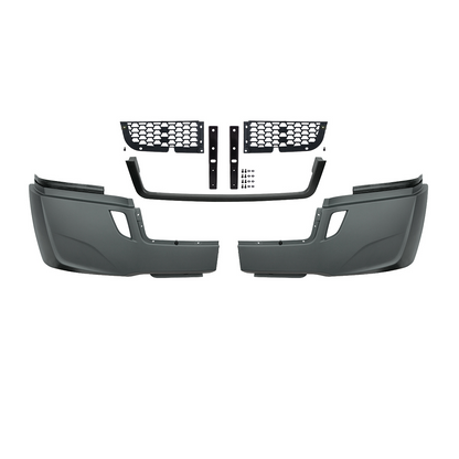 5-Piece Bumper Kit Without Fog Light Opening For 2018-2024 Freightliner Cascadia
