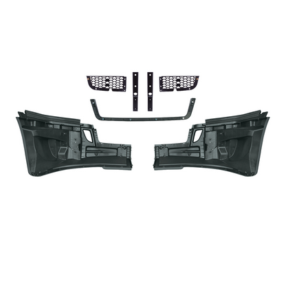 5-Piece Bumper Kit Without Fog Light Opening For 2018-2024 Freightliner Cascadia