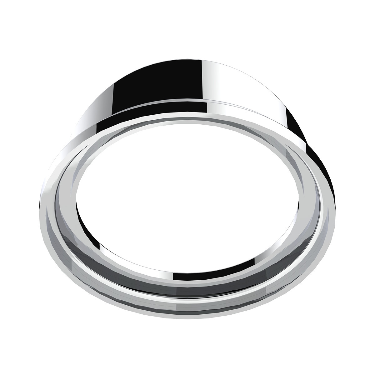 Chrome Plastic Pyrometer Gauge Cover With Visor For Freightliner -Classic Design