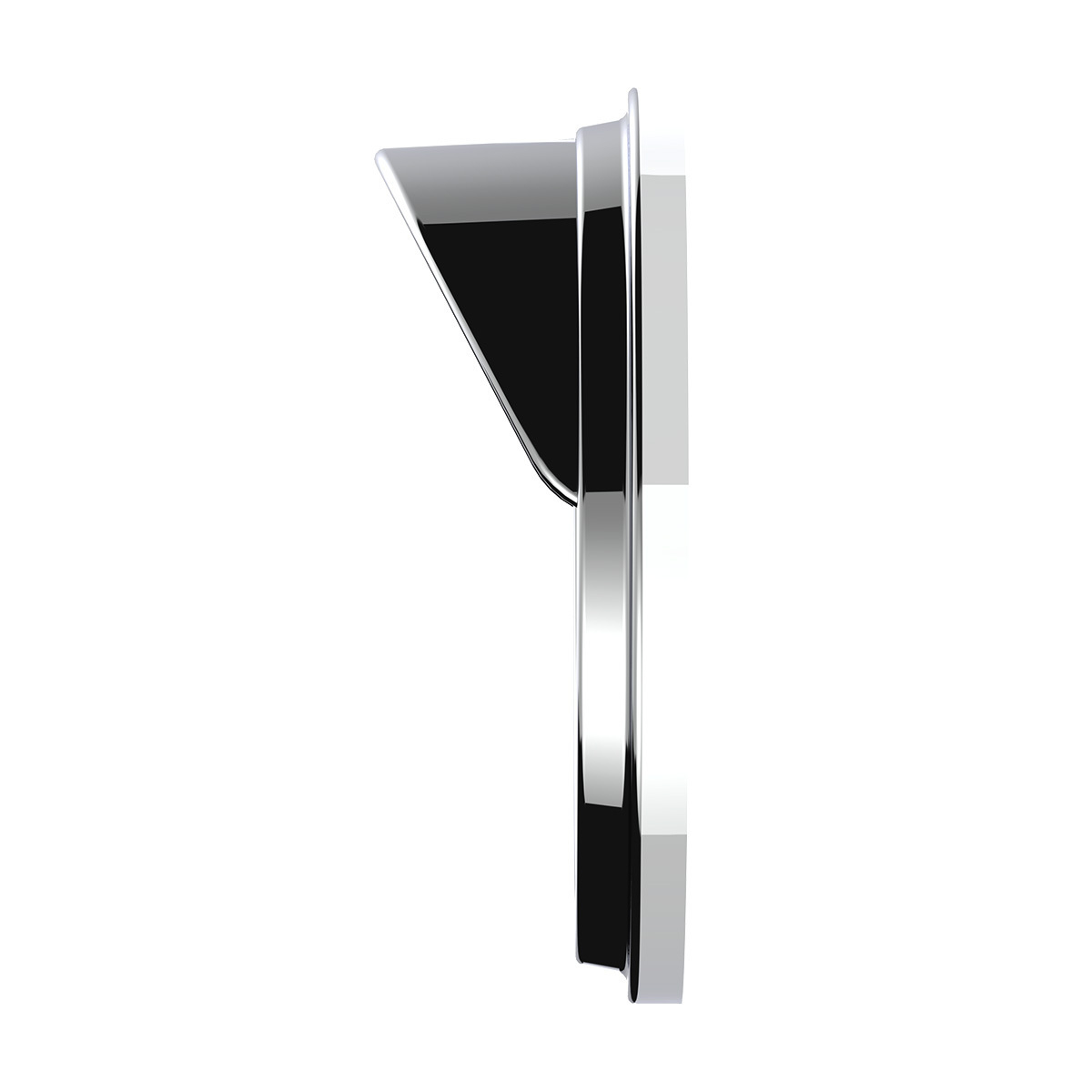 Chrome Plastic Pyrometer Gauge Cover With Visor For Freightliner -Classic Design