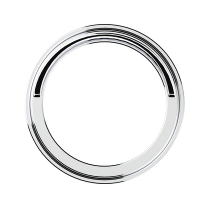 Chrome Plastic Pyrometer Gauge Cover With Visor For Freightliner -Classic Design