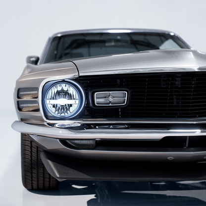 ULTRALIT - 7" High Power LED Headlight With White LED Position Light Bar