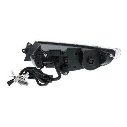 Chrome LED Projector Headlight With Rear Facing Turn Signal For International Durastar 2002-2018 - Passenger